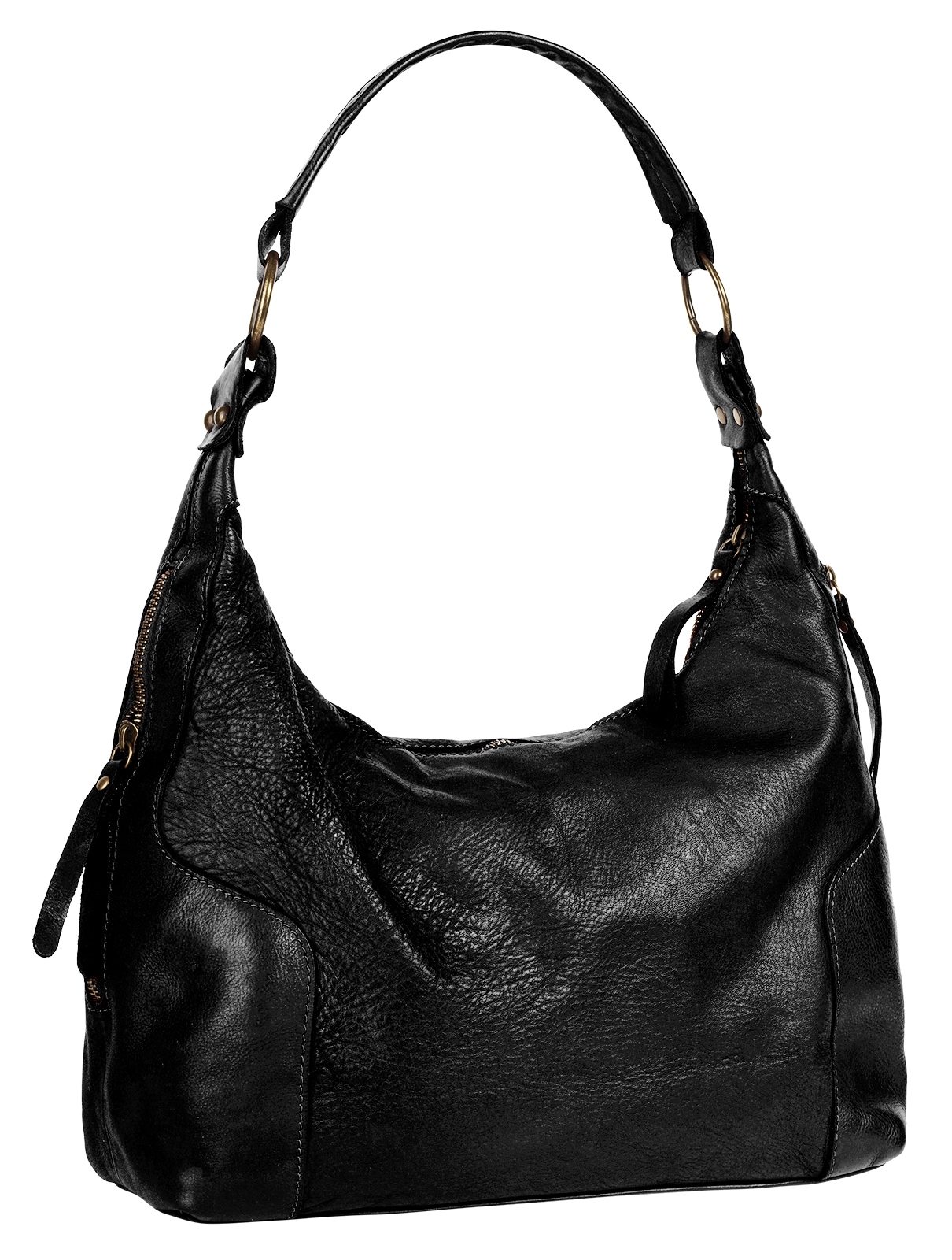 Samantha Look Shopper echt Leder, Made in Italy
