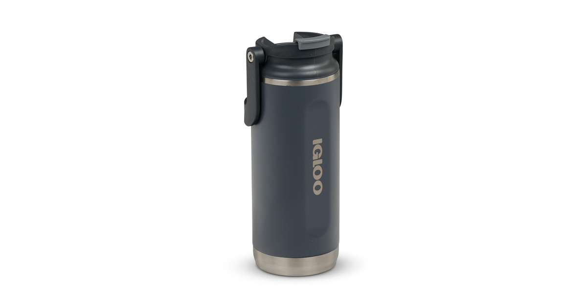 IglooFlip ‘n’ Sip Tumbler 16 oz, 0,47 liter drinkfles  (Carbon)