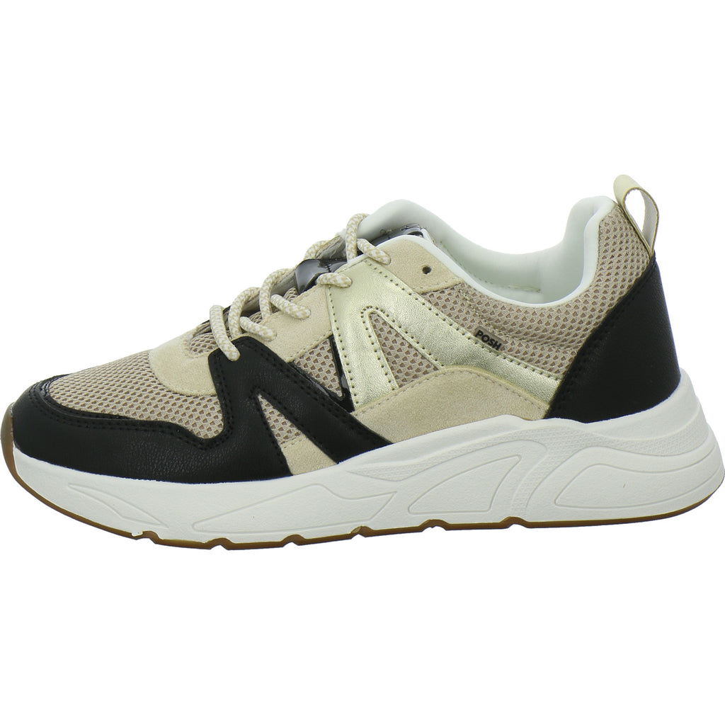 Poelman Sneaker Damen Beige-kombi