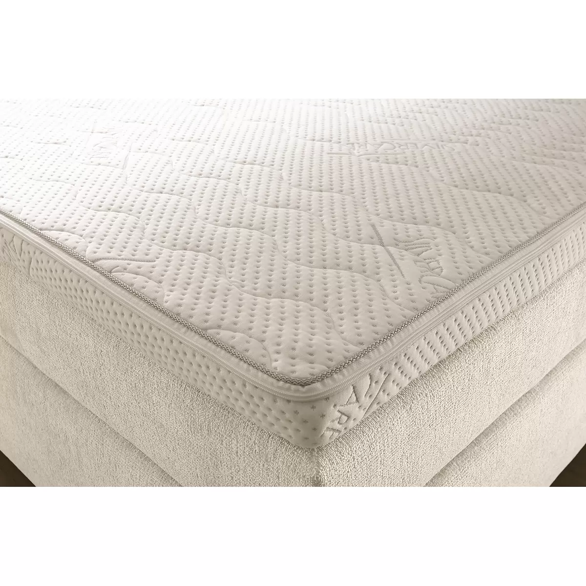 Boxspringbett Nyon 180 x 200 hellbeige