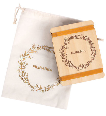 Filibabba Mini Blomsterpresse - Tr? - 12x9 cm