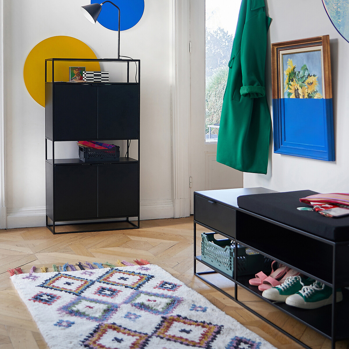 LA REDOUTE INTERIEURS<br>Tapete colorido estilo berbere Ourika