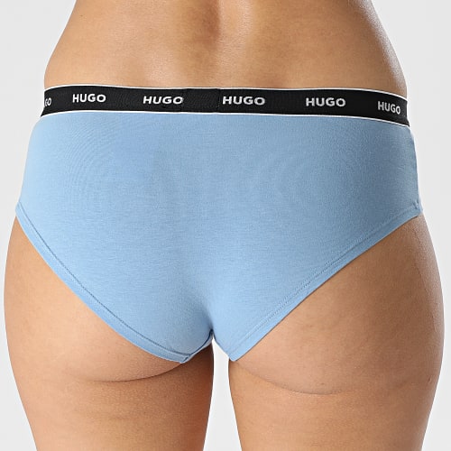 Lot De 3 Culottes Femme 50469658 Bleu Marine Noir