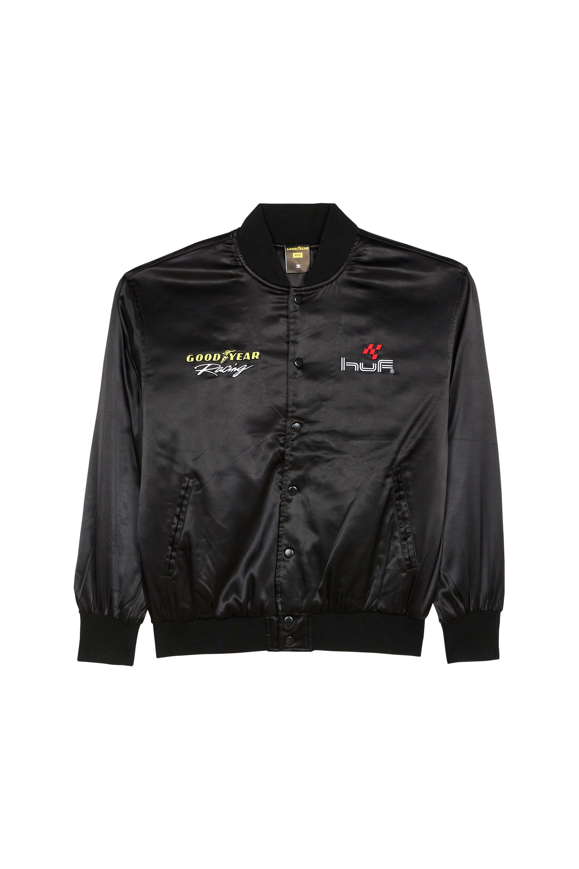 HUF bomber TOURING SATIN Noir
