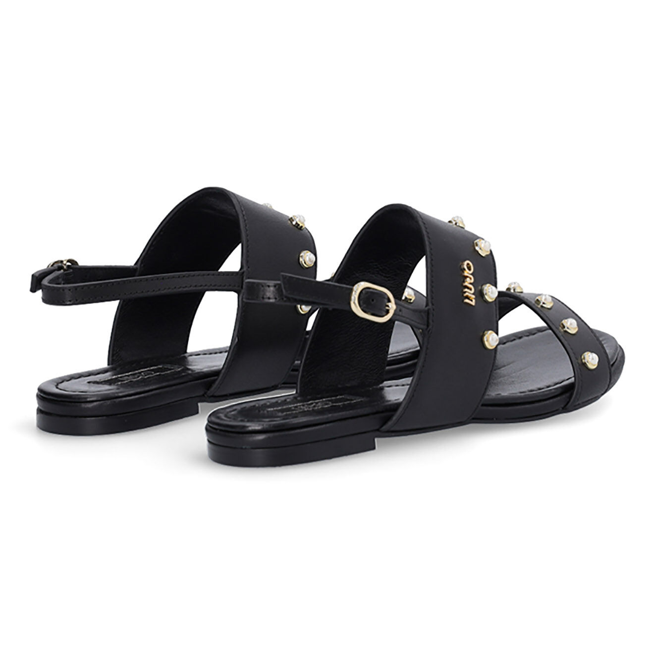 Liu-Jo Sandales en Cuir Rachele noires