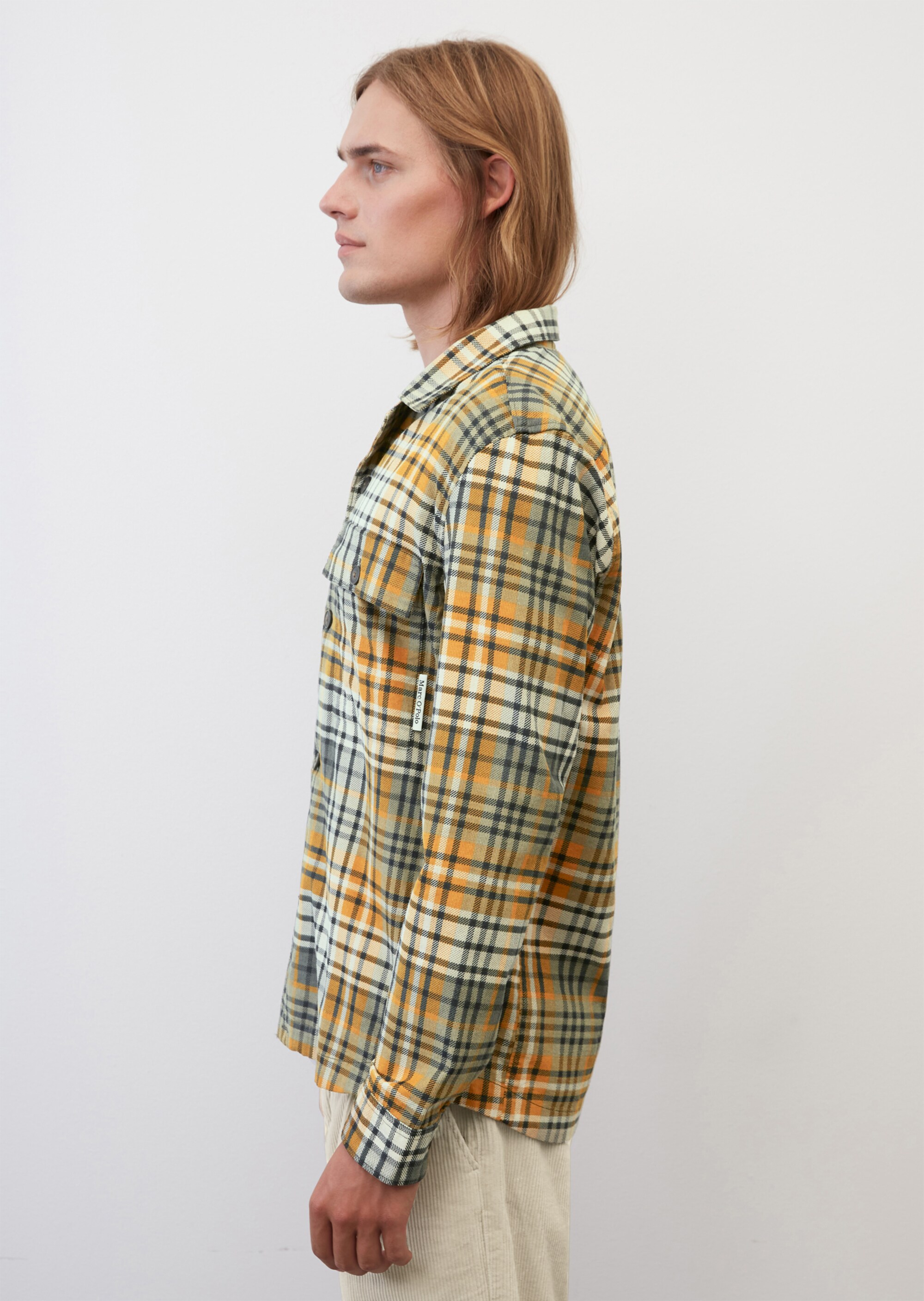 Overshirt mit Bowling-Kragen