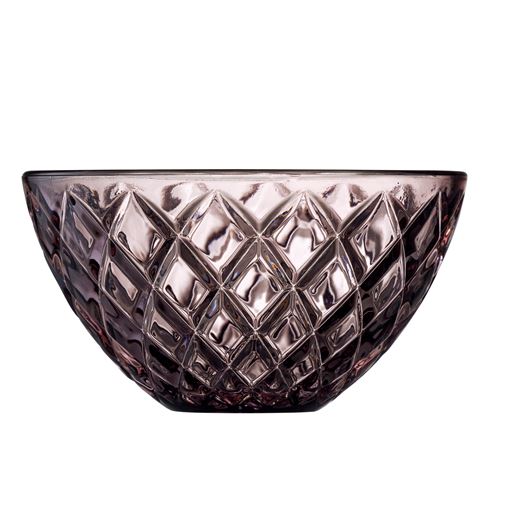Lyngby Glas Sorrento 4-pak Skåle, Pink, Ø12 cm