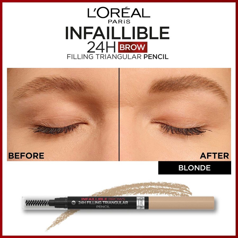 L'Oréal Paris Infaillible Brows 24H Filling Triangular Pencil 7.0 Blonde 1ml