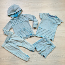 Summer biker hoody - blue radiance