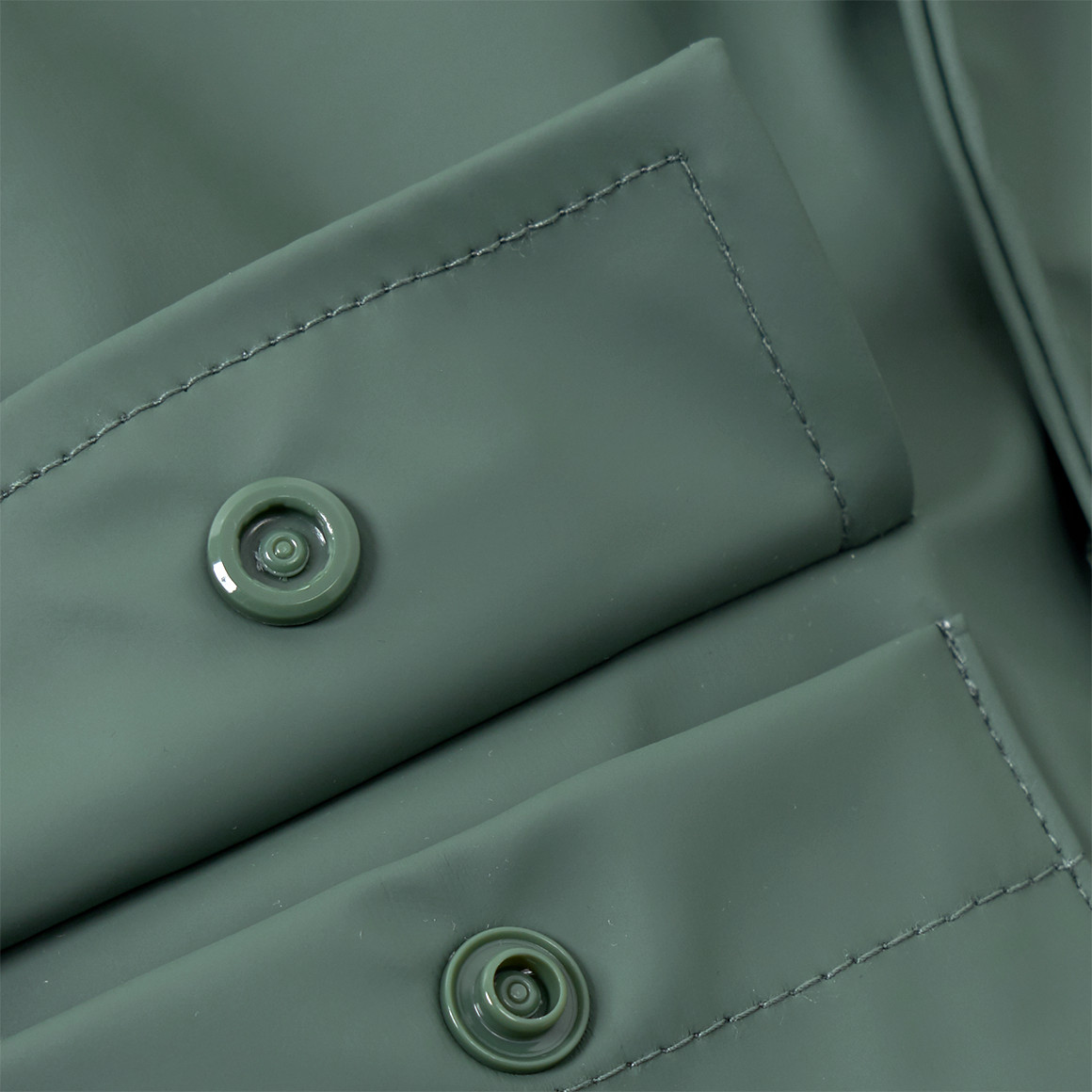 Yigga Kinder Regenjacke mit Beschichtung dunkelgrün