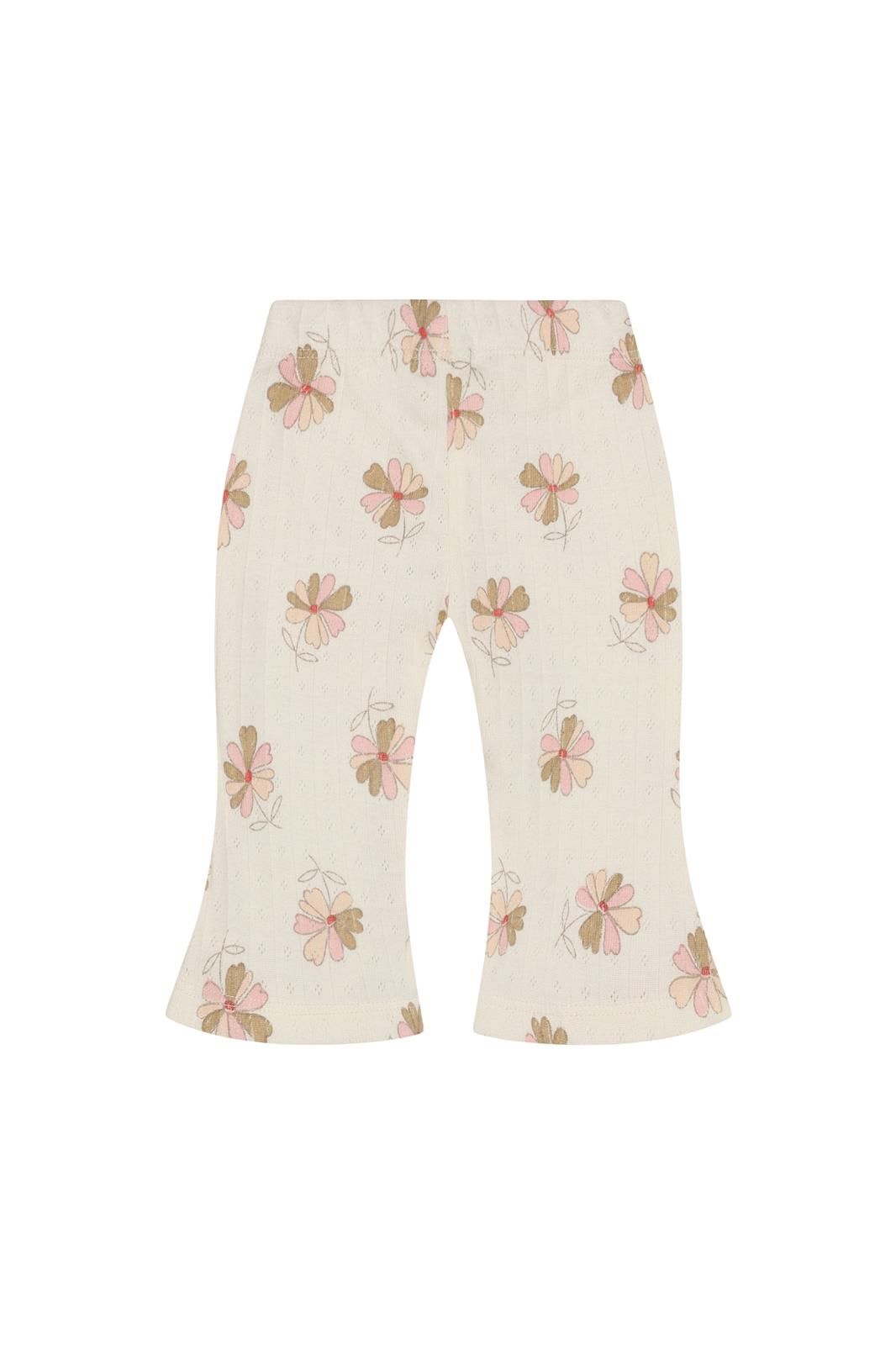 Noppies Baby Legging flared all over print - Egret