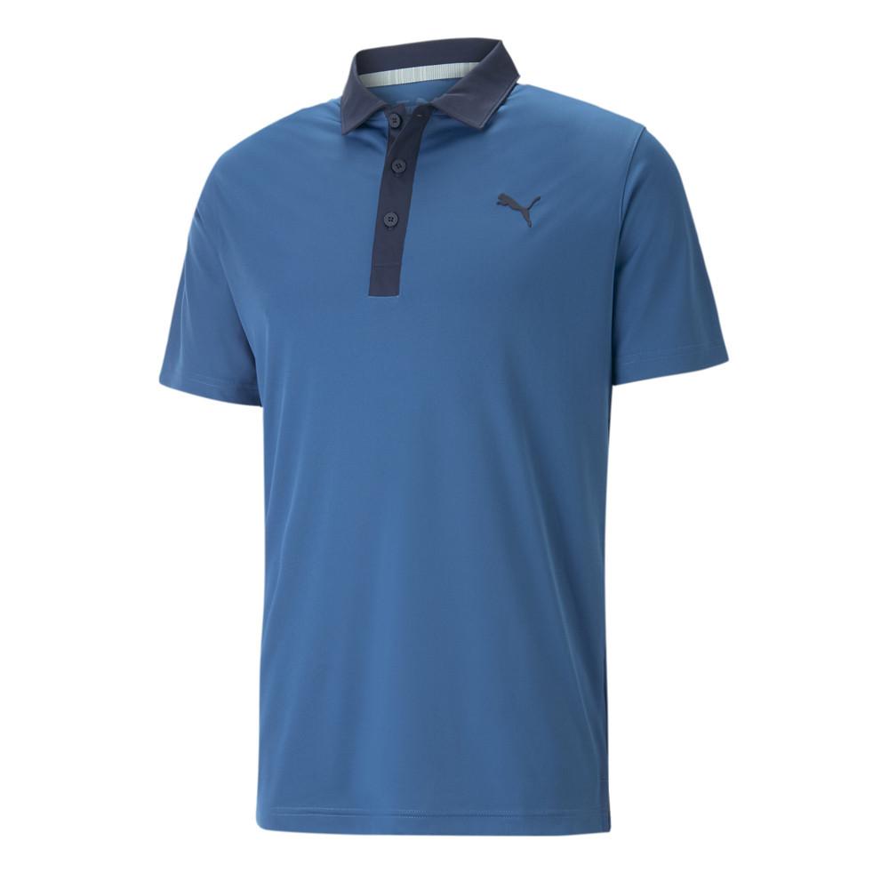 Puma Polo de Golf Bleu Foncé Homme Puma Gamer Polo