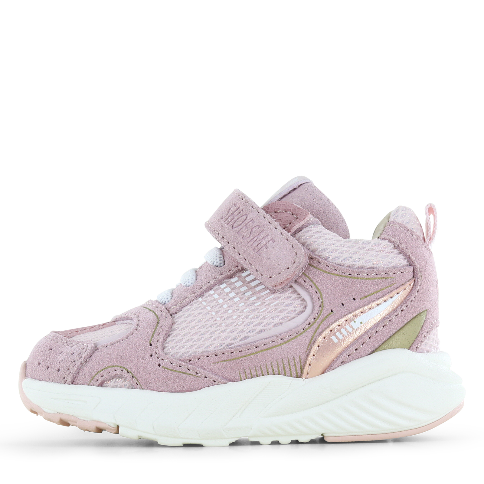 Shoesme roze sneakertje Mesh, Suède | Meisjes schoenen