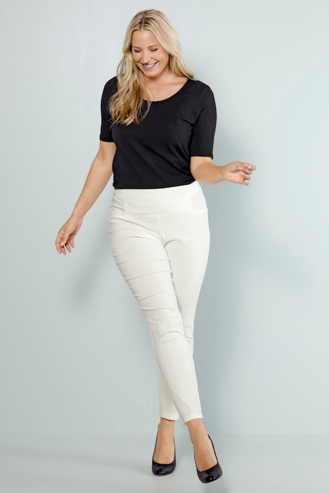 Stretchhose, Slim Fit, Kofferqualität, elastischer Bund
