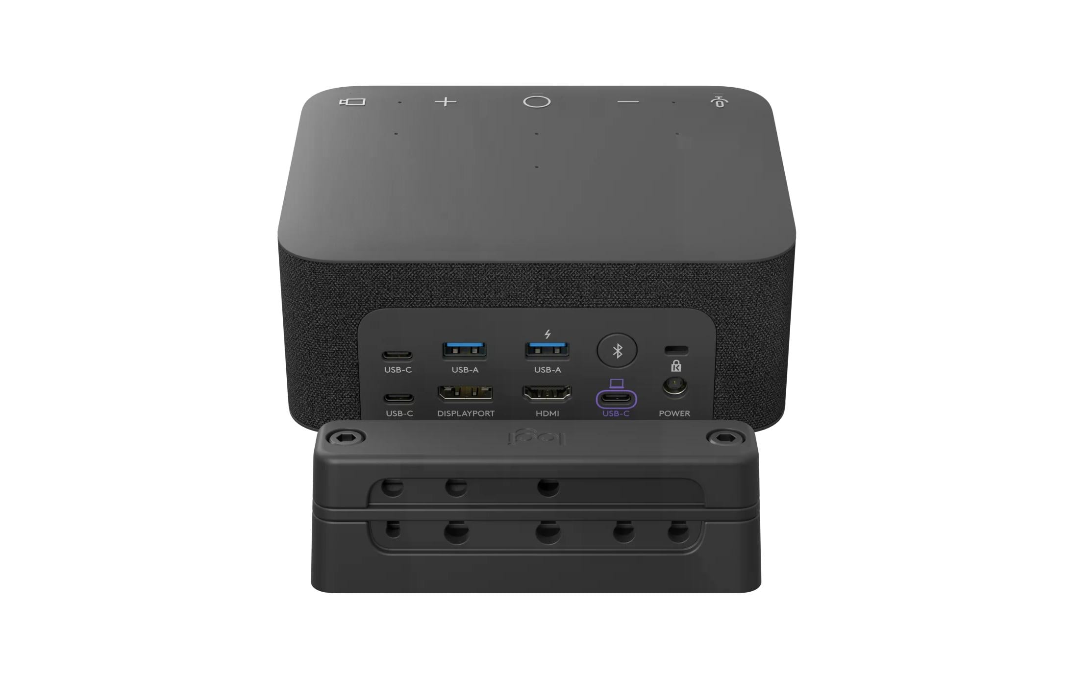 Logi Dock Fokusraum-Kit<br>Videokonferenzlösung für Fokus-Räume – ganz einfach mit einem einzigen Kabel
