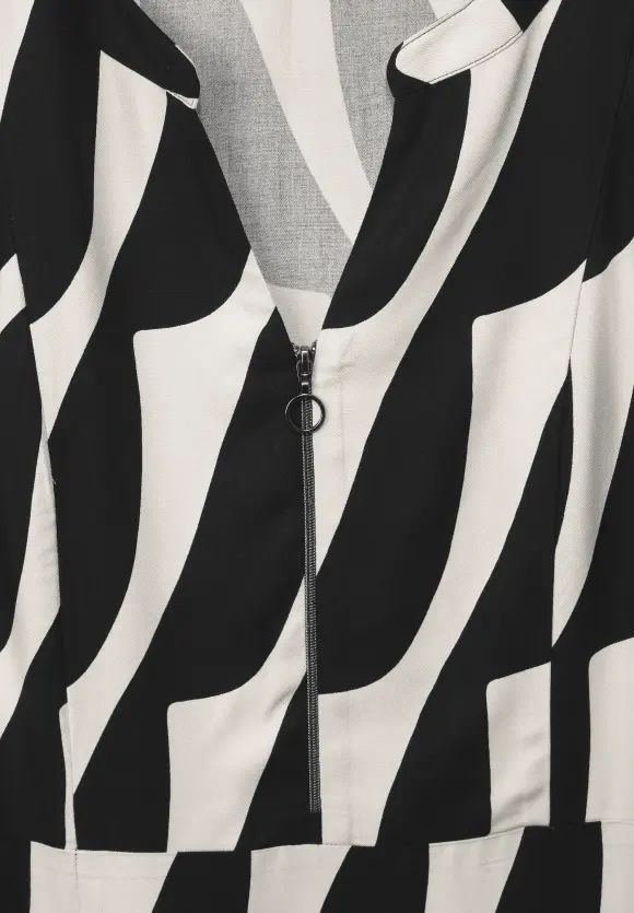 Print Midikleid - Black