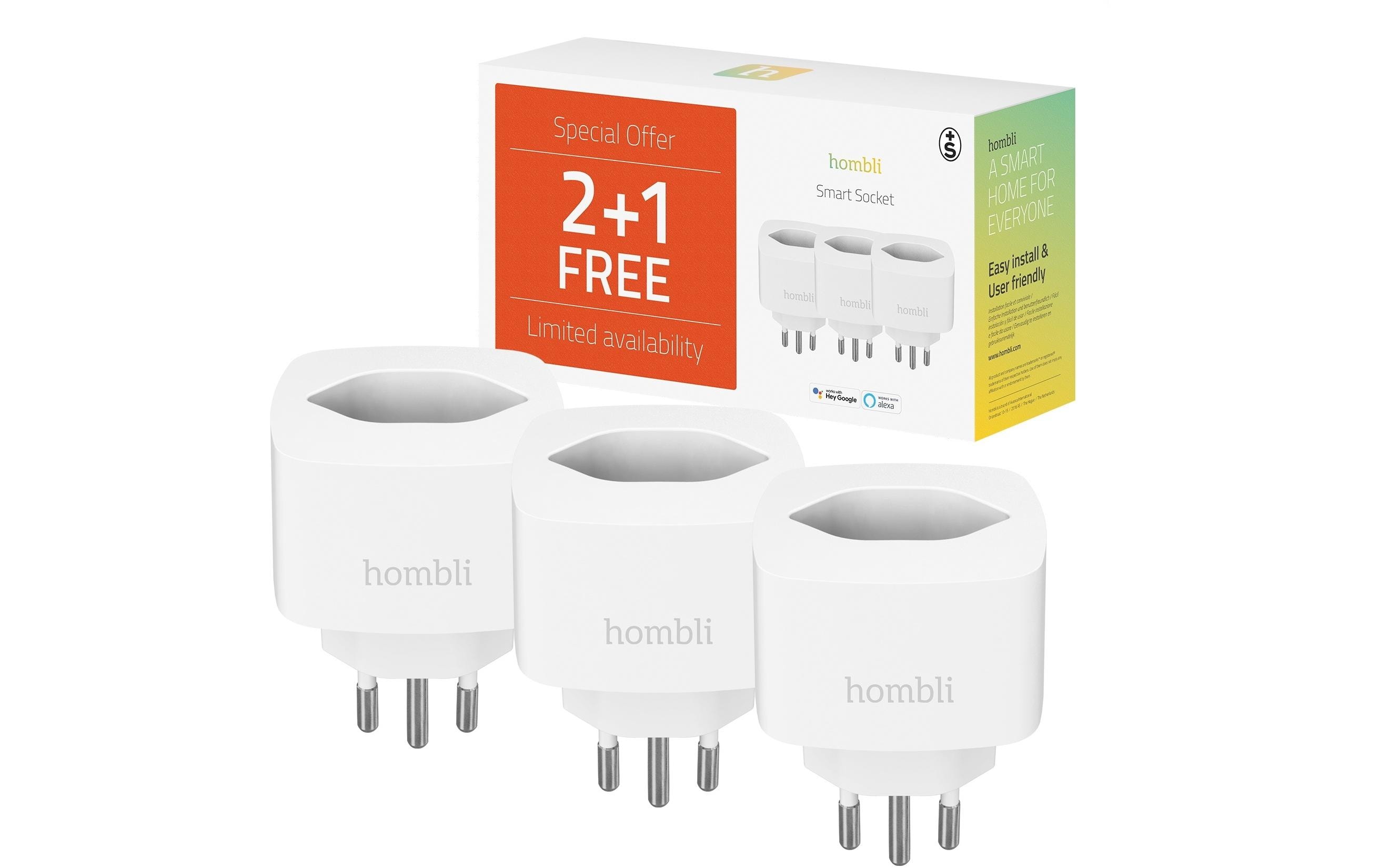 Smart Socket CH, Weiss, 3er-SetBedienung über Ihr Smartphone