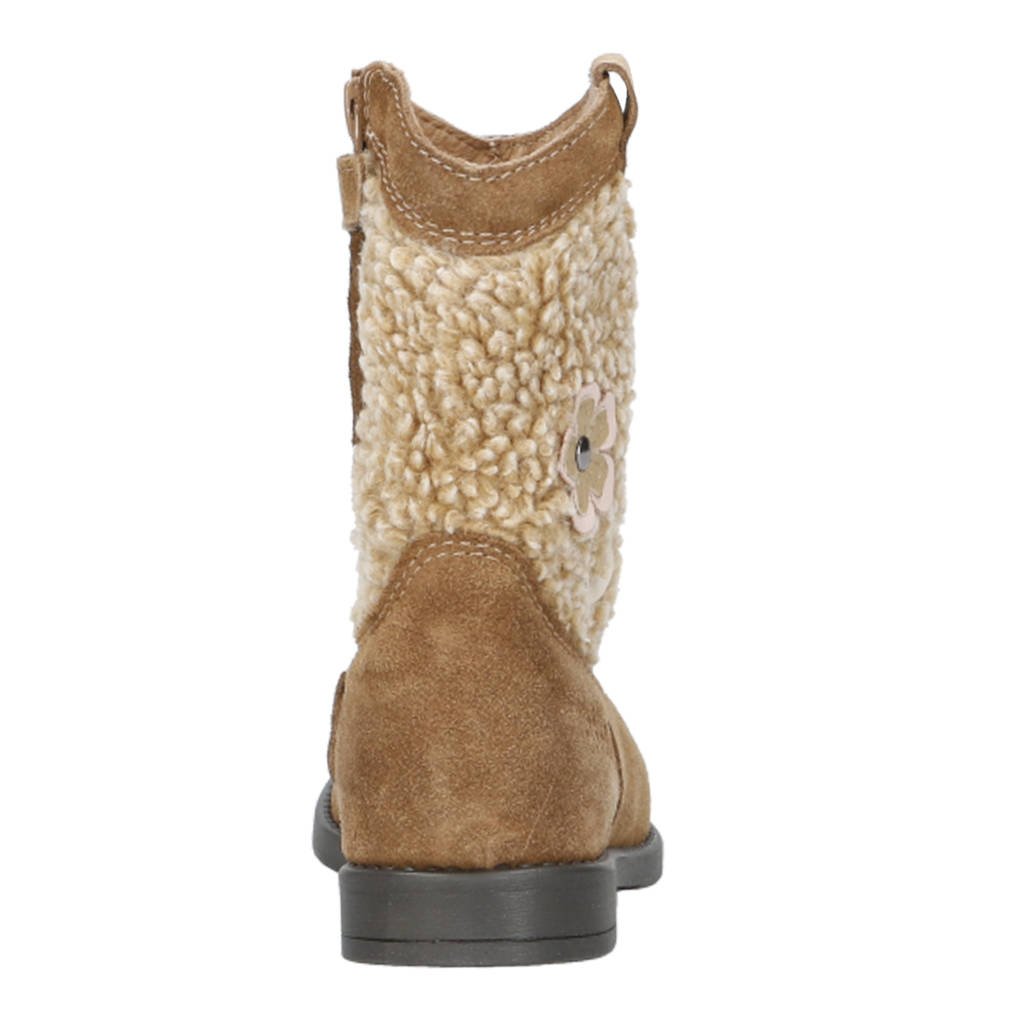 Clic! suède cowboylaarzen cognac