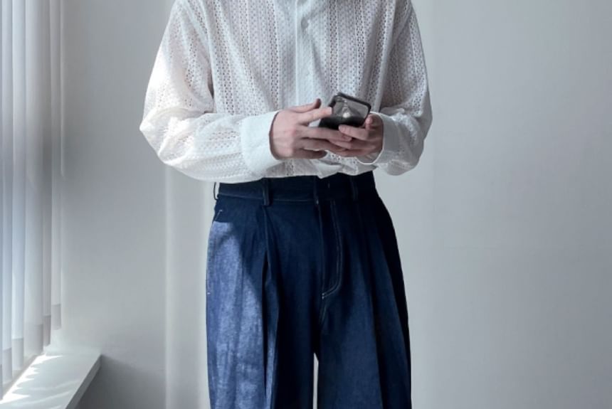 SeoulPop - Losse jeans met hoge taille