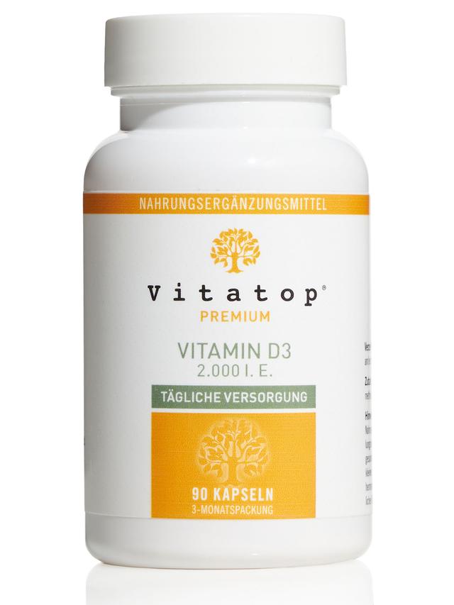 VITAMIN D3 mit 2.000 I. E., 3-Monatsvorrat