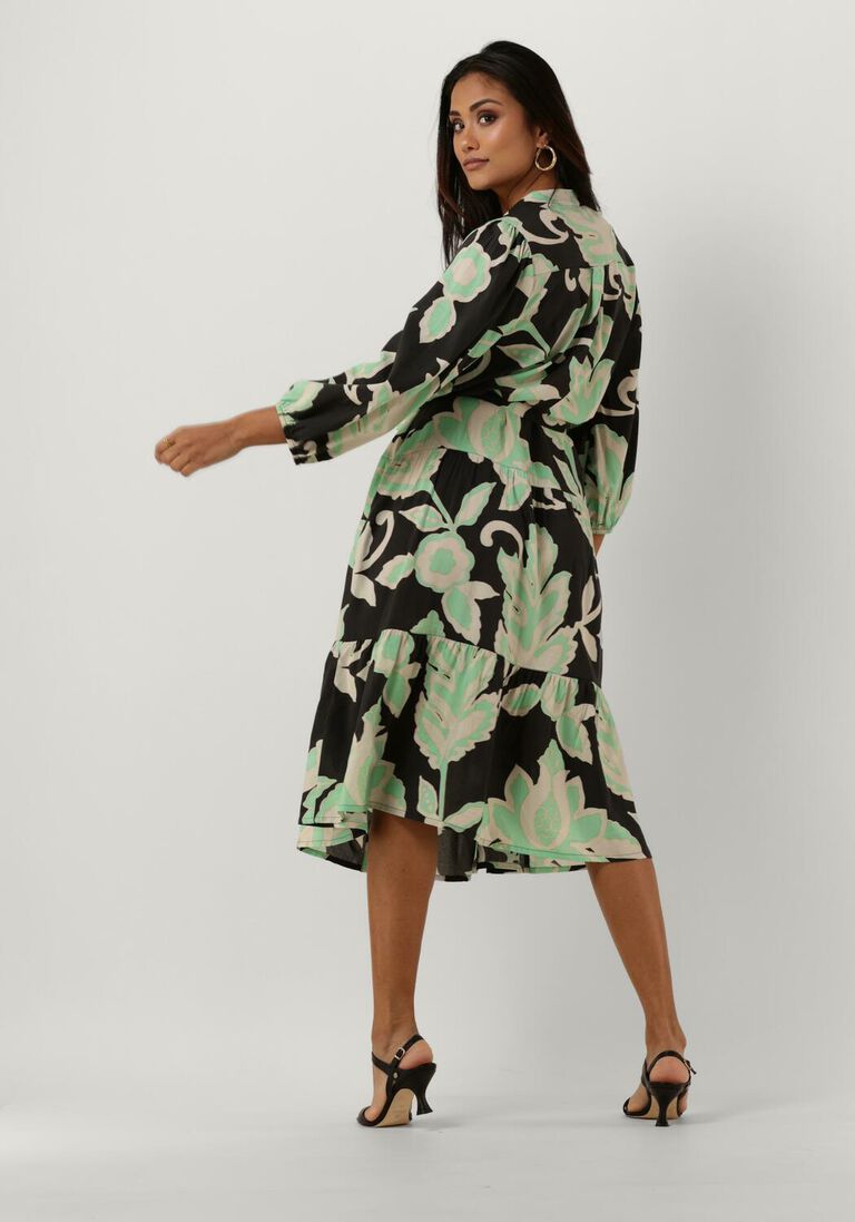 SUMMUM multi summum midi jurk dress floral print
