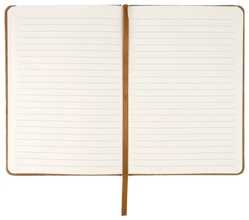 carnet A5 ligné tissu côtelé