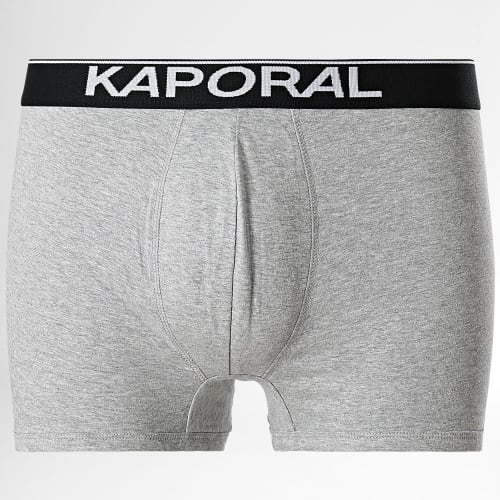 Lot De 3 Boxers Quad Noir Bleu Marine Gris Chiné
