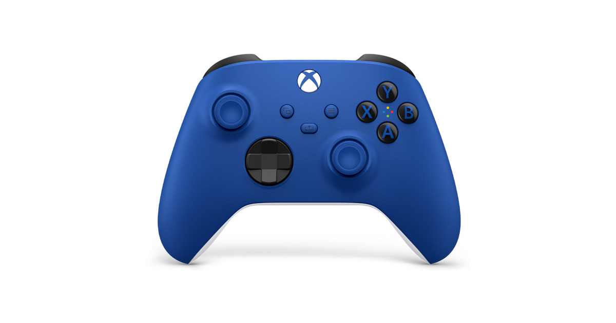 MicrosoftXbox Wireless Controller - Shock Blue  (Blauw, Bluetooth)