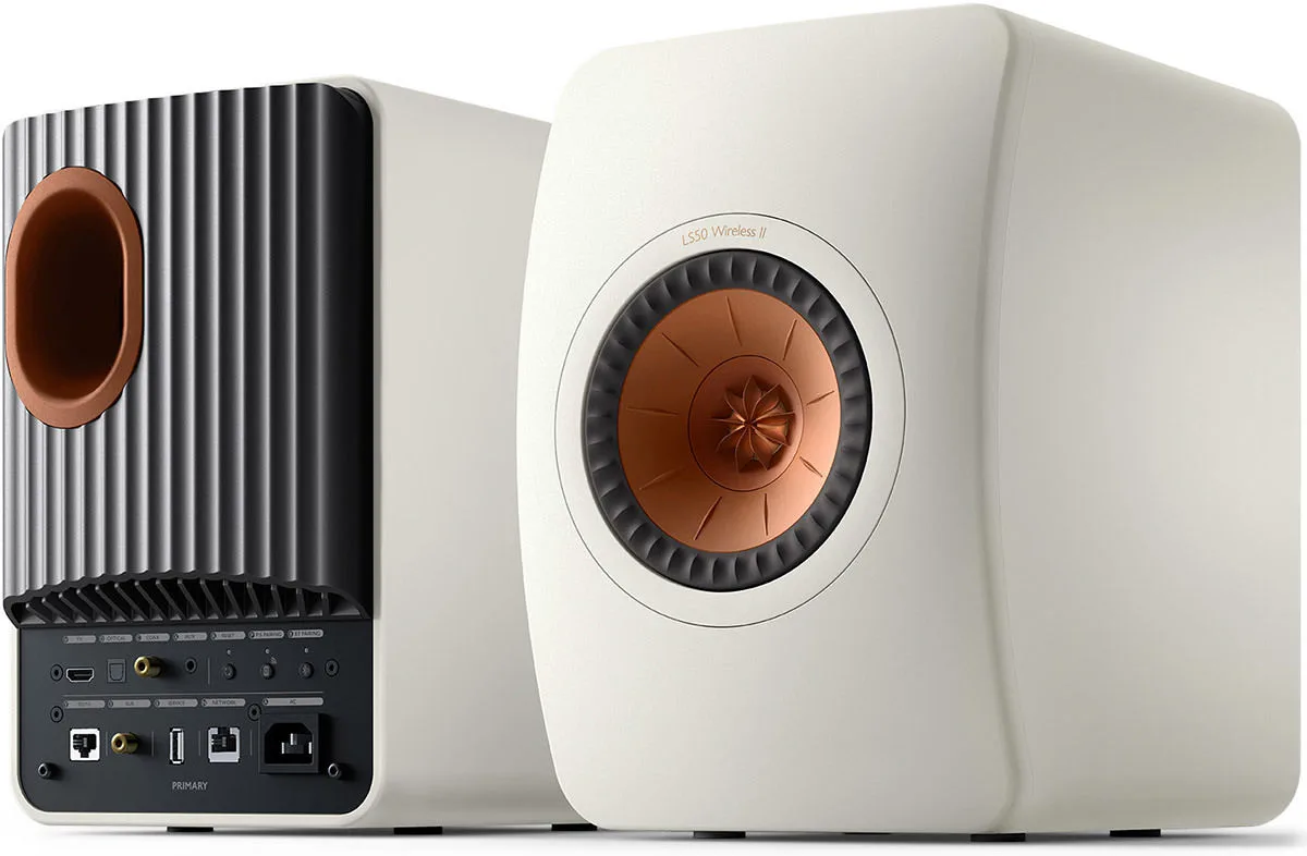 KEF LS50 Wireless 2 Blanc mat Enceintes sans fil hi-fi