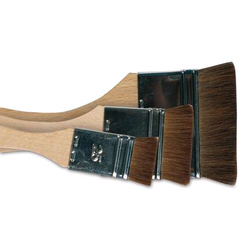 Breiter Haarpinsel, Grundierpinsel