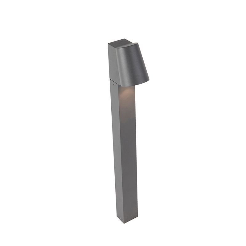 Buitenlamp donkergrijs met grondpin en kabelmof 60cm incl. LED IP44 - Uma