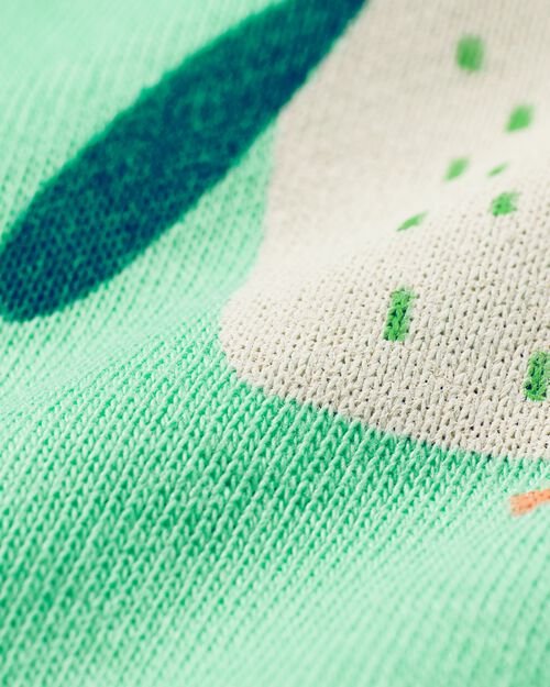 sweat oiseaux pour bébé vert clair