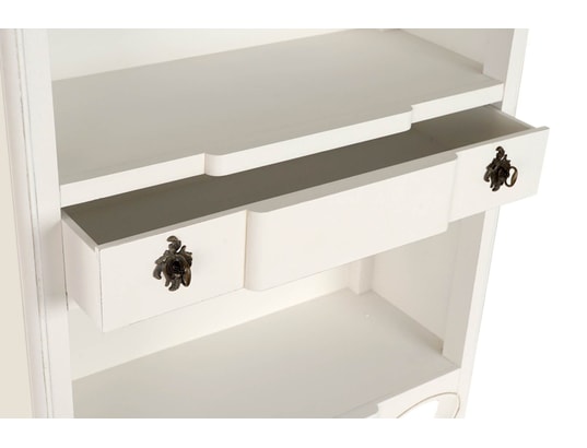 PEGANE - Etagère en bois de paulownia - l. 75 x p. 35 x h. 143 cm