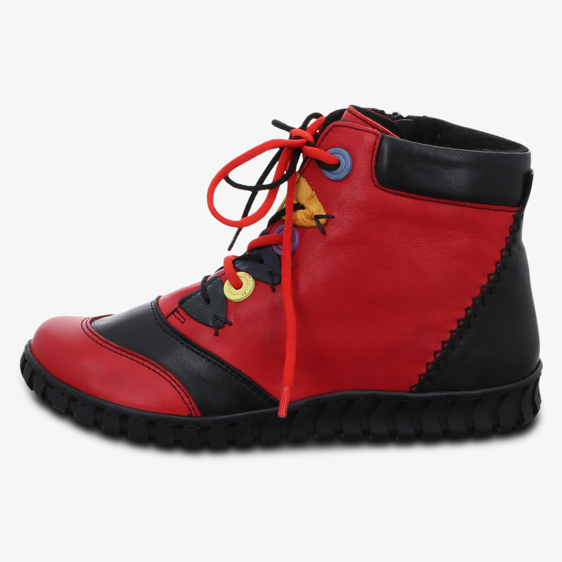 Gemini Damen Schnürstiefeletten rot