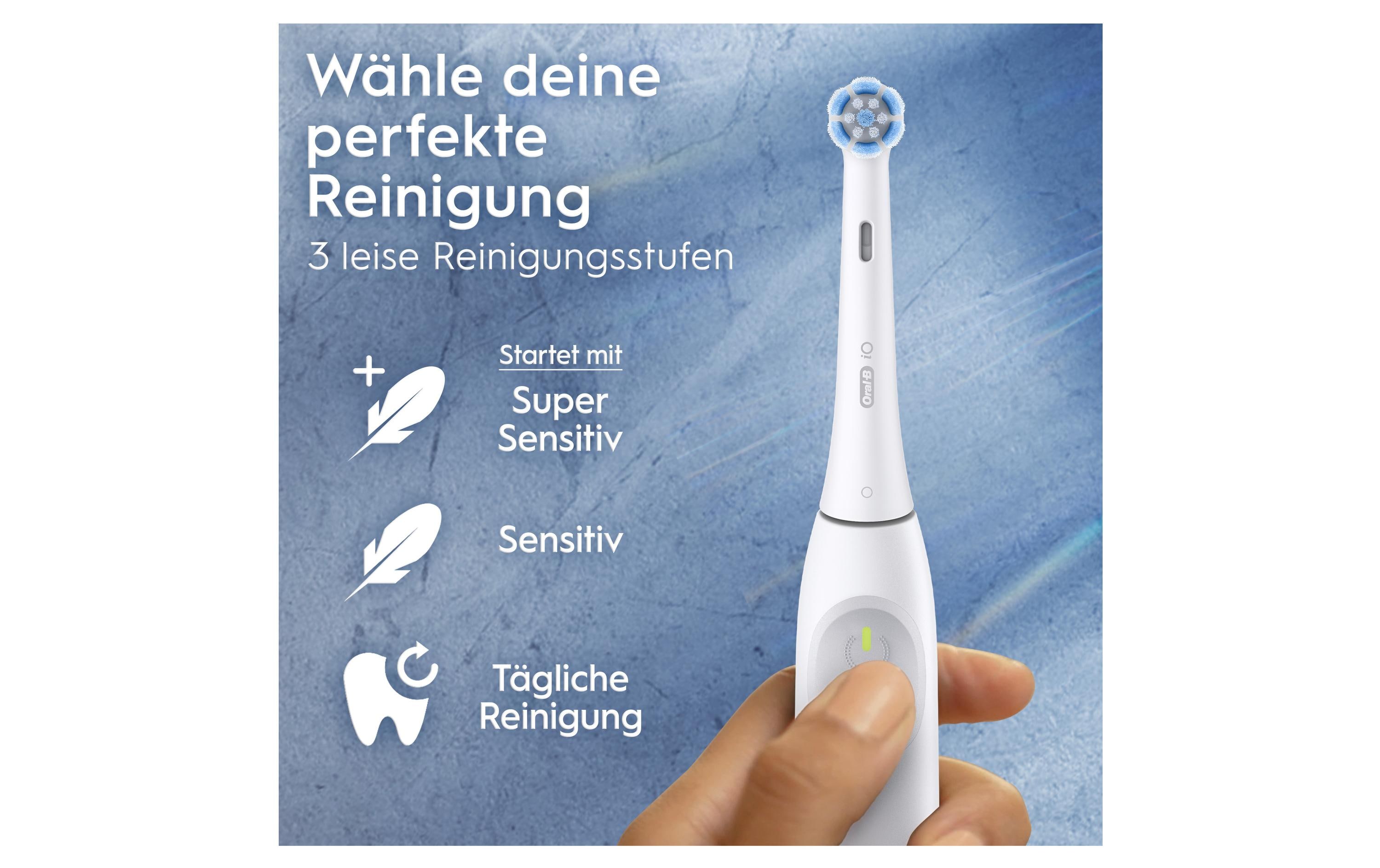 Elektrische Zahnbürste iO Easy Clean Simple WhiteRotationszahnbürste