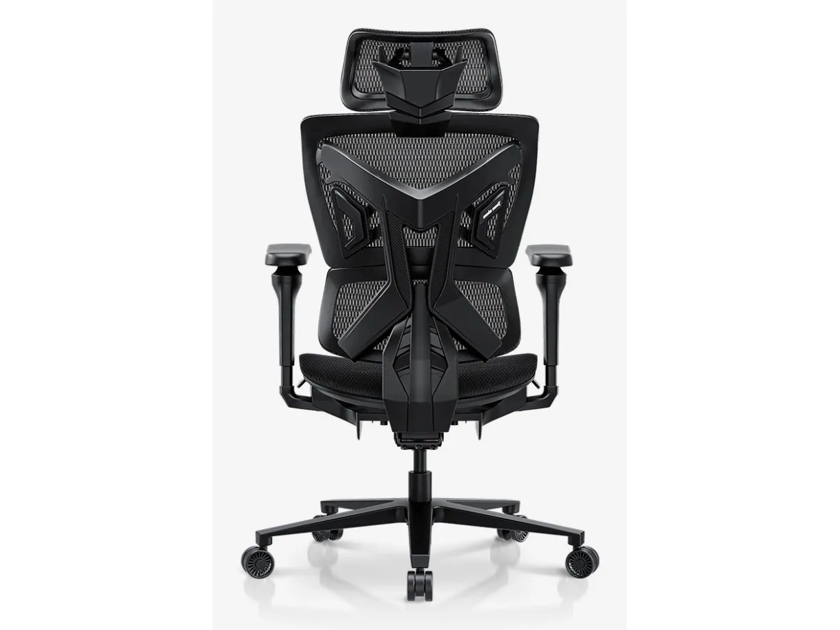 Anda Seat X-Air Pro, Trådsæde, Ryglæn med trådnet, Sort, Sort, Maske, Maske