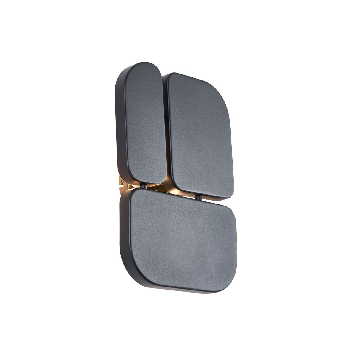 Design wandlamp zwart 3-lichts - Planes