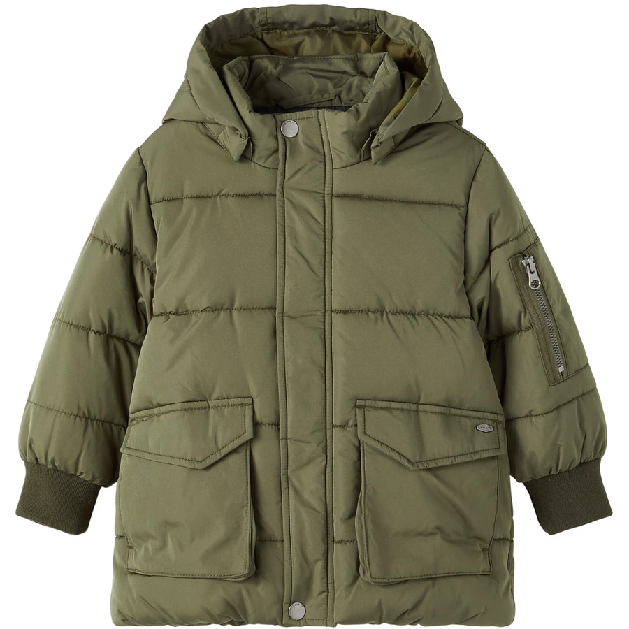 name it Outdoorjacke Nmmmuso Olive Night
