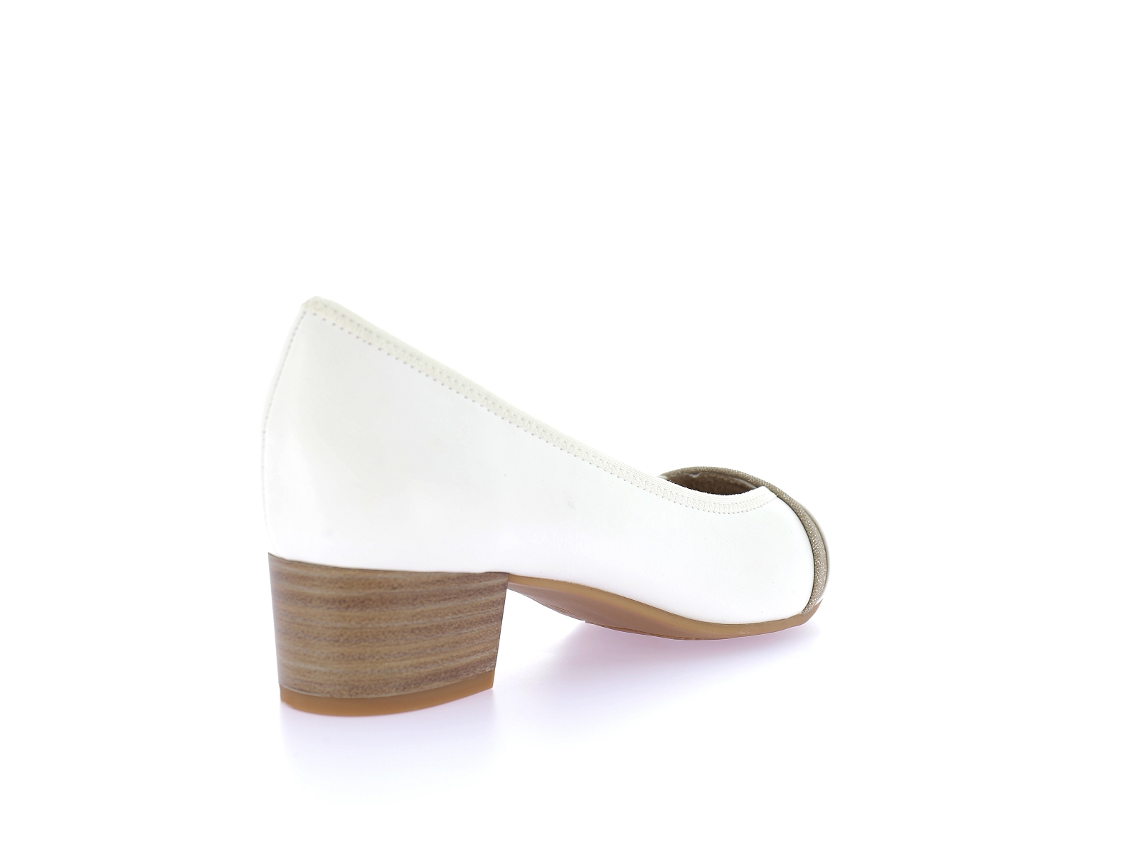 Jana  shoes-22367 Matières combinées Blanc-Or