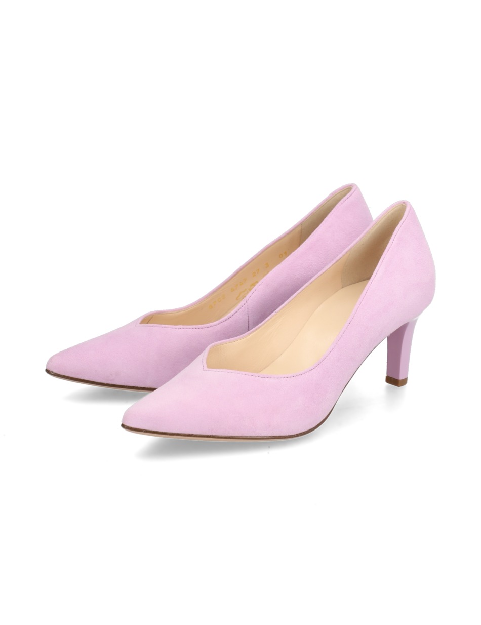 Veloursleder Pumps