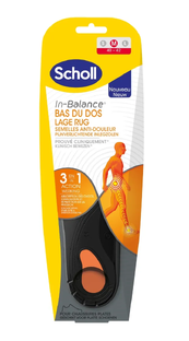 Scholl Inbalance Inlegzool Lage Rug Pijn - Maat M 1PR