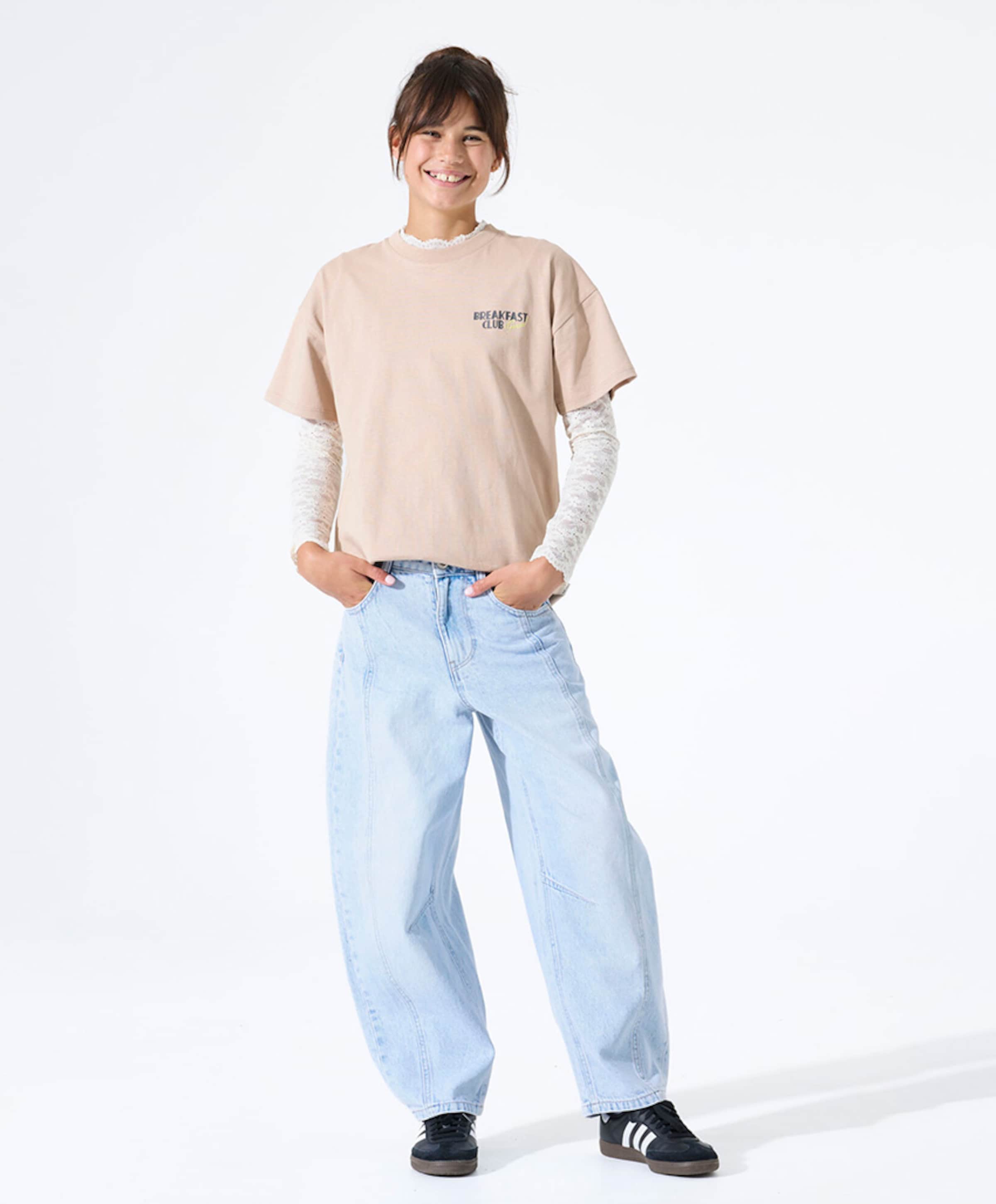 Garcia Meisjes T-shirt beige