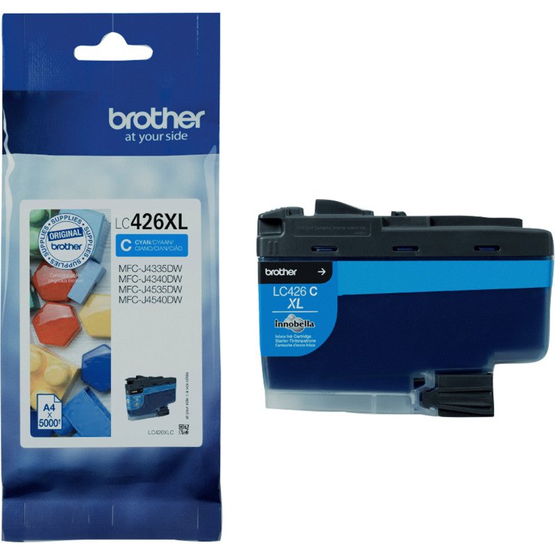 Cartouche Brother LC426XL haute capacité couleurs séparées pour imprimante jet d'encre