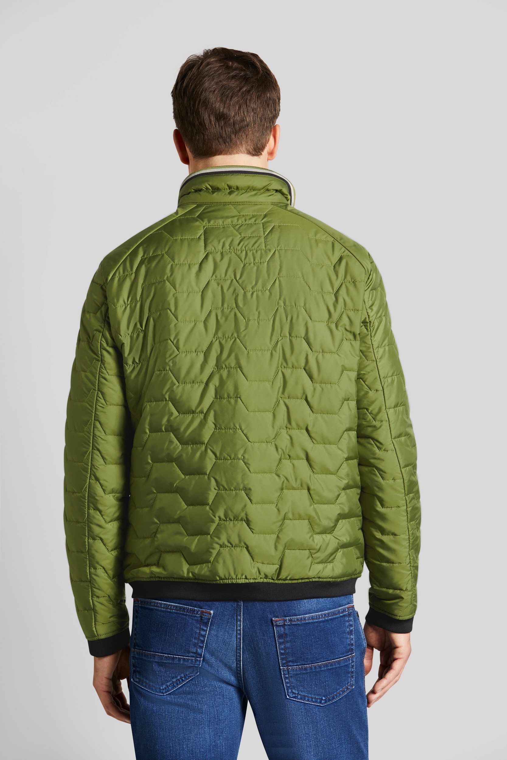 bugatti Blouson ohne Kapuze mit modernem Stehkragen