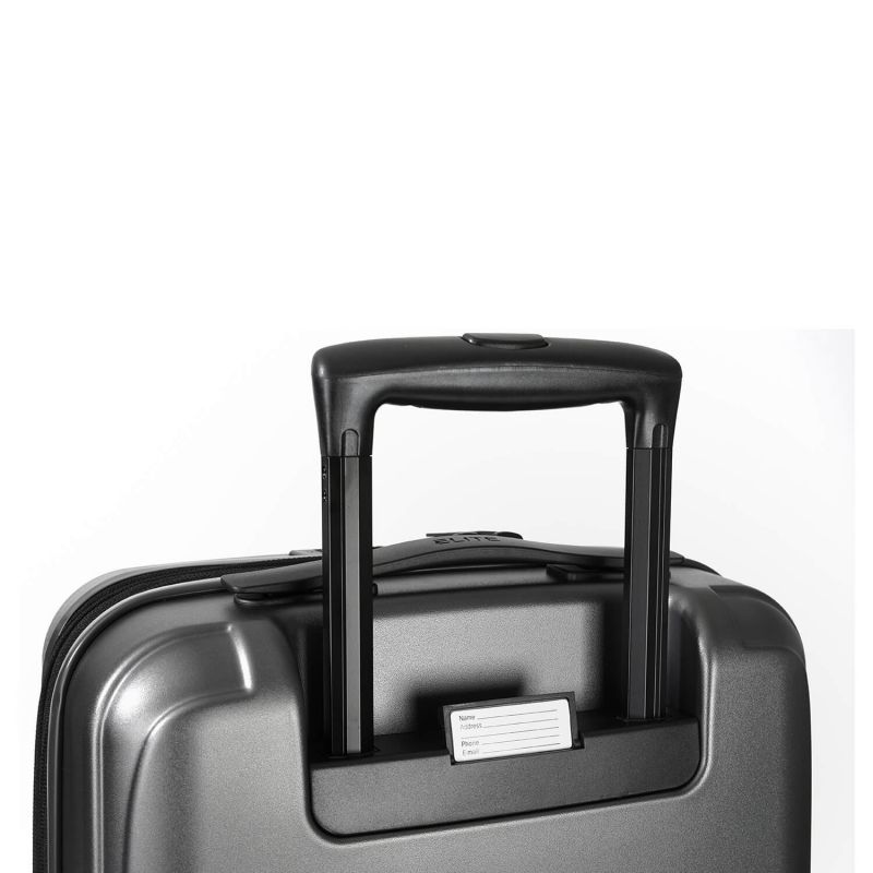 Valise cabine rigide Pure Mate Extensible 55cm Anthracite