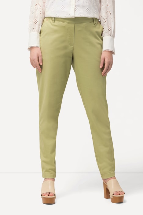 Chinohose Rena, konisches Bein, Komfortbund, Stretch