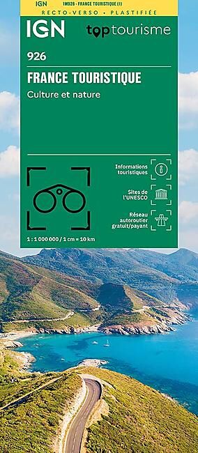 IGN - 926 FRANCE TOURISTIQUE PLASTIFIEE IGN