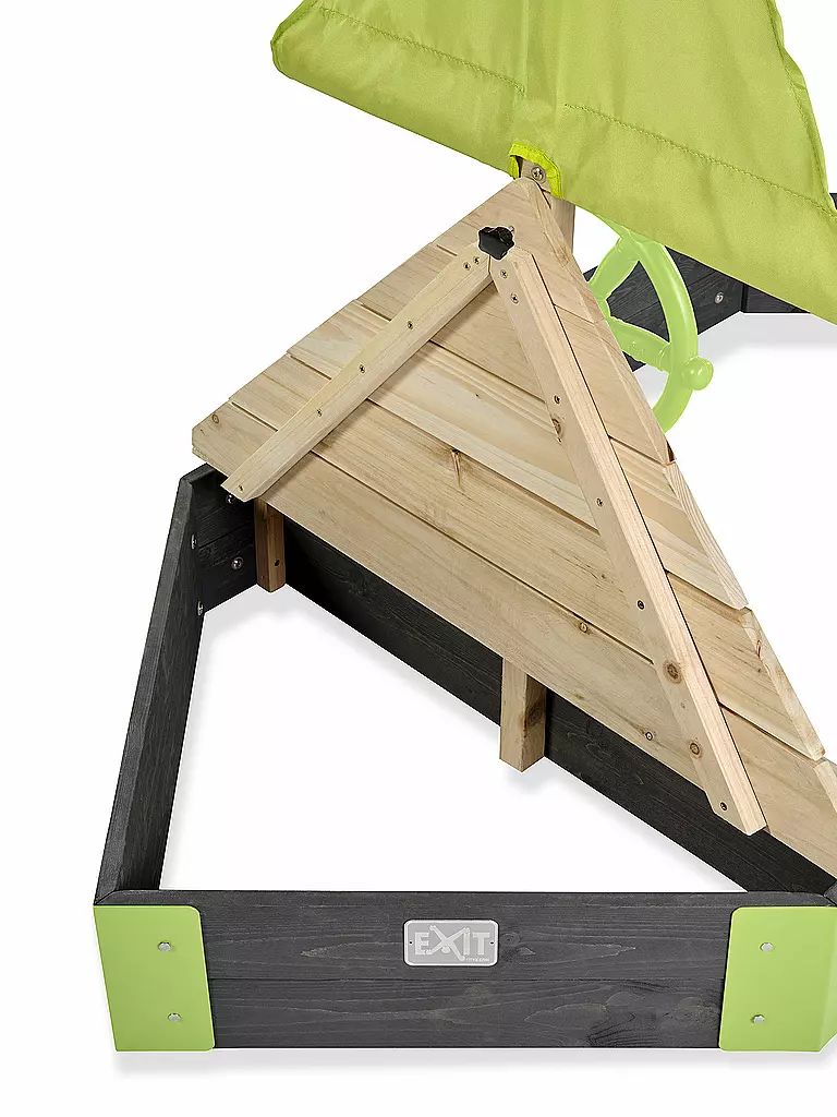 EXIT TOYS Aksent Holzsandkasten Boot 190x90cm keine Farbe