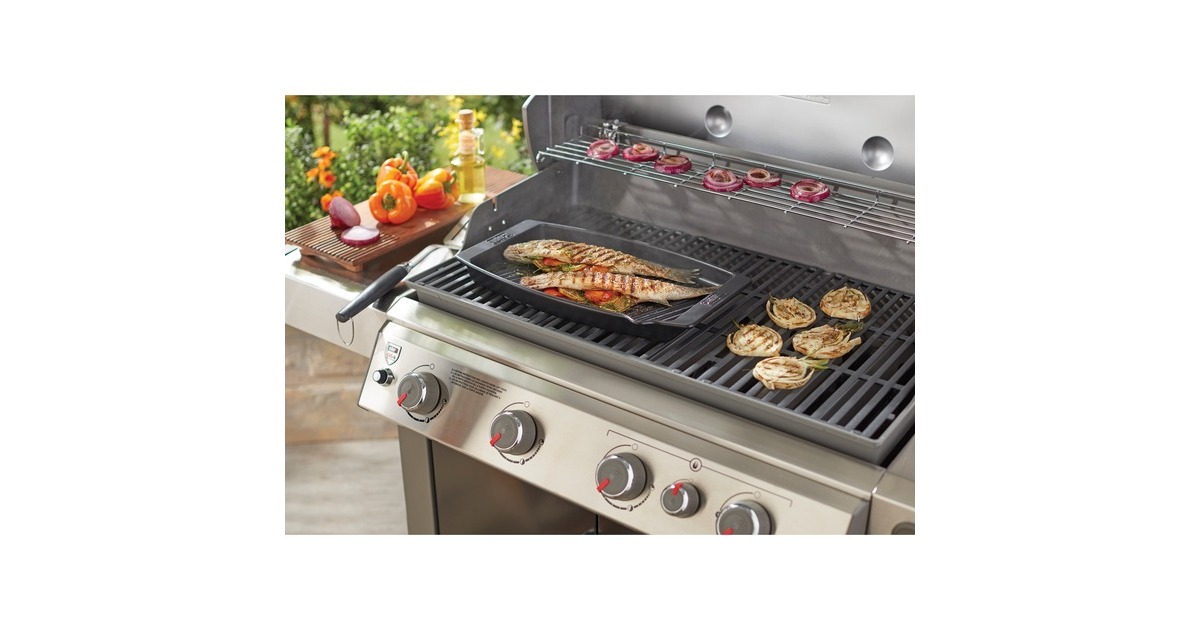 WeberKeramische grillpan bak-/braadpan  (Antraciet)