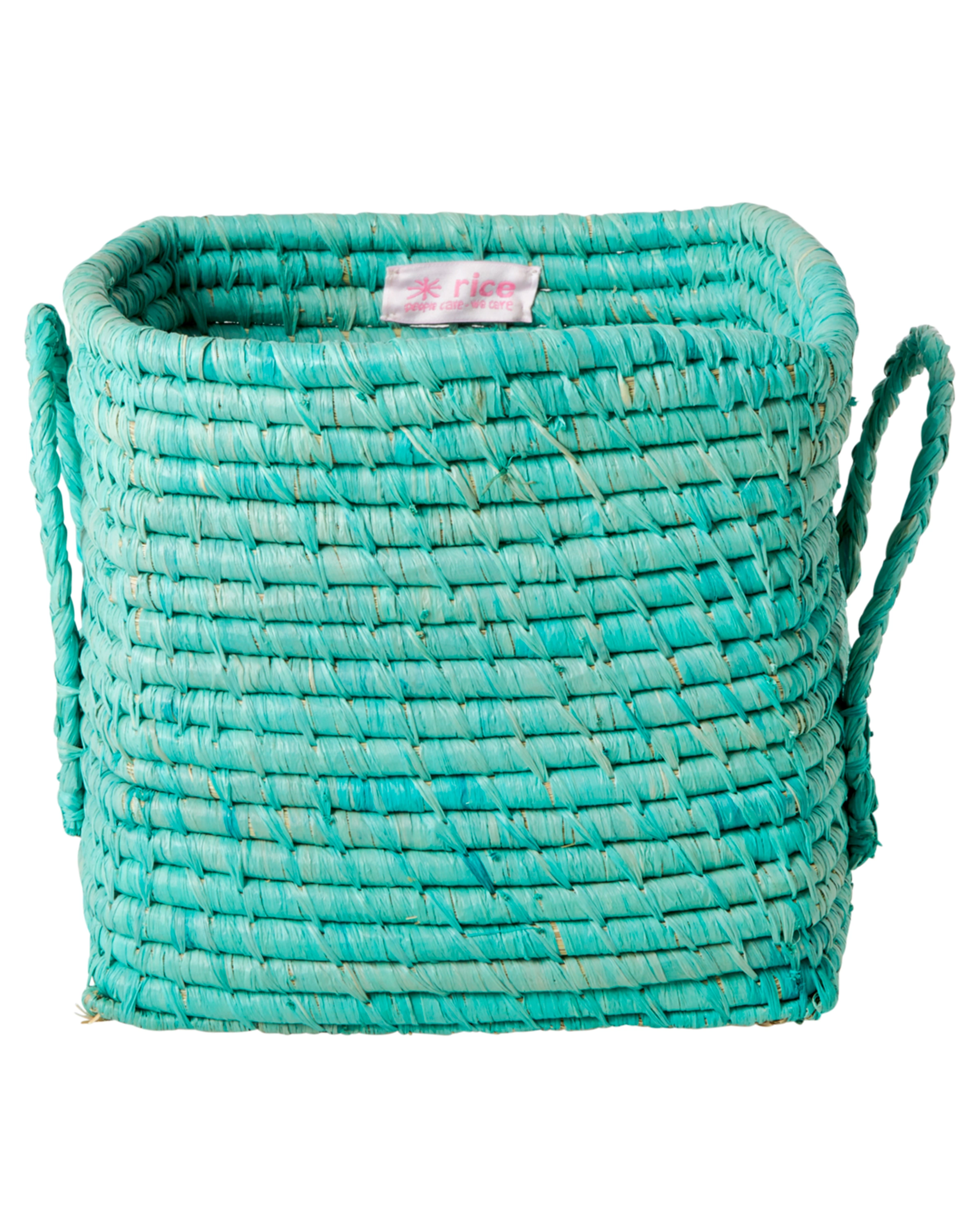 Aufbewahrungskorb RAFFIA (20x20x20) in mint